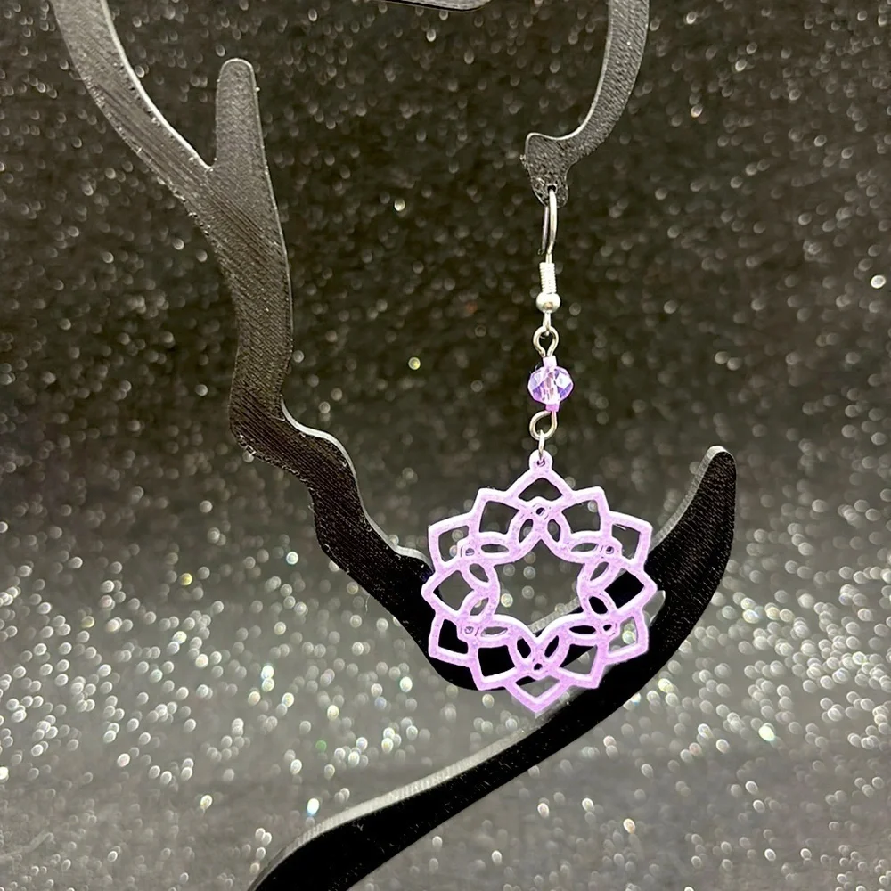 Purple  Earrings